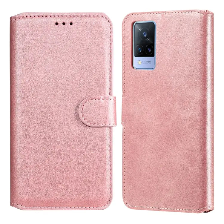 Classic Calf Texture PU + TPU Horizontal Flip Leather Case with Holder & Card Slots & Wallet For vivo V21 For vivo V21e