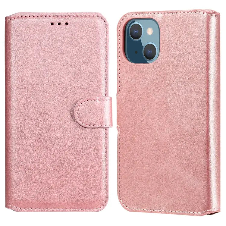 Classic Calf Texture PU + TPU Horizontal Flip Leather Case with Holder & Card Slots & Wallet For iPhone 13 mini