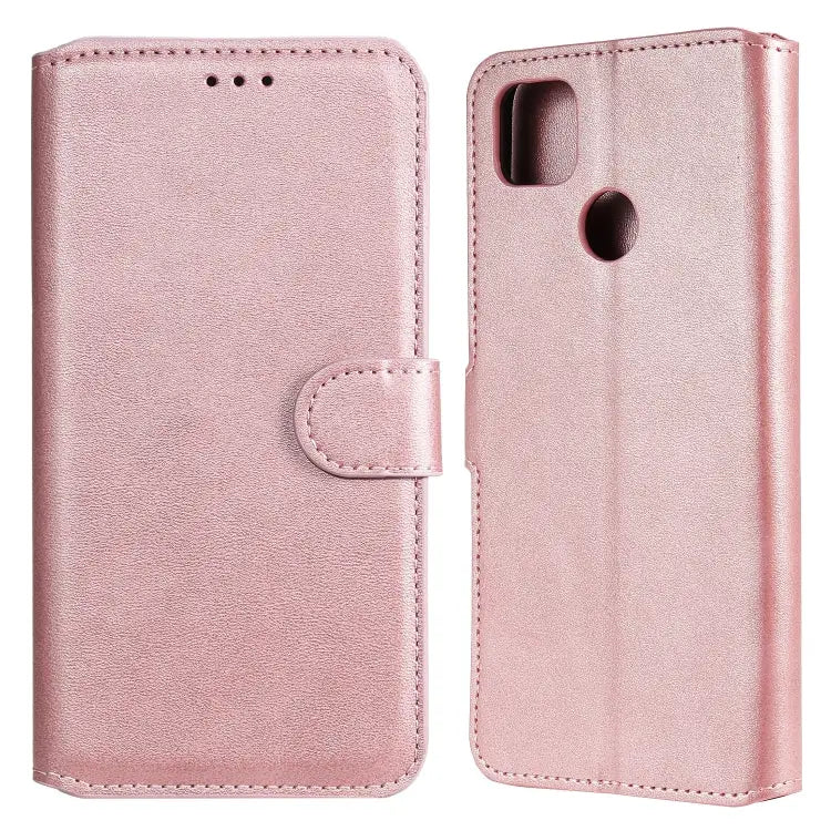 Classic Calf Texture PU + TPU Horizontal Flip Leather Case with Holder & Card Slots & Wallet For Xiaomi Redmi 9C