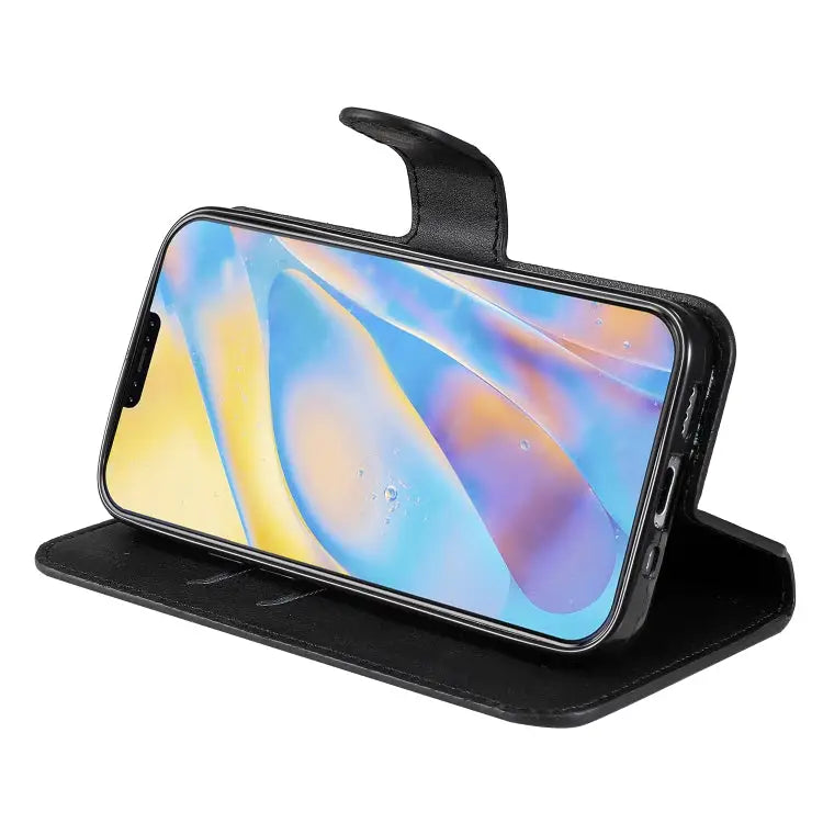 Classic Calf Texture PU + TPU Horizontal Flip Leather Case with Holder & Card Slots & Wallet For iPhone 12 mini