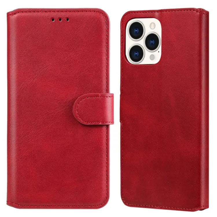 Classic Calf Texture PU + TPU Horizontal Flip Leather Case with Holder & Card Slots & Wallet For iPhone 13 mini