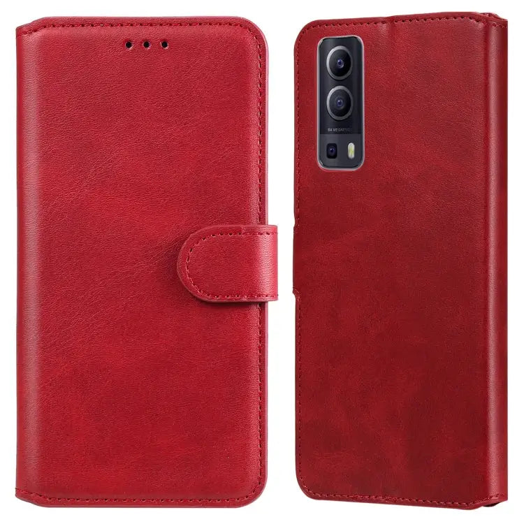 Classic Calf Texture PU + TPU Horizontal Flip Leather Case with Holder & Card Slots & Wallet For vivo V21 For vivo V21e
