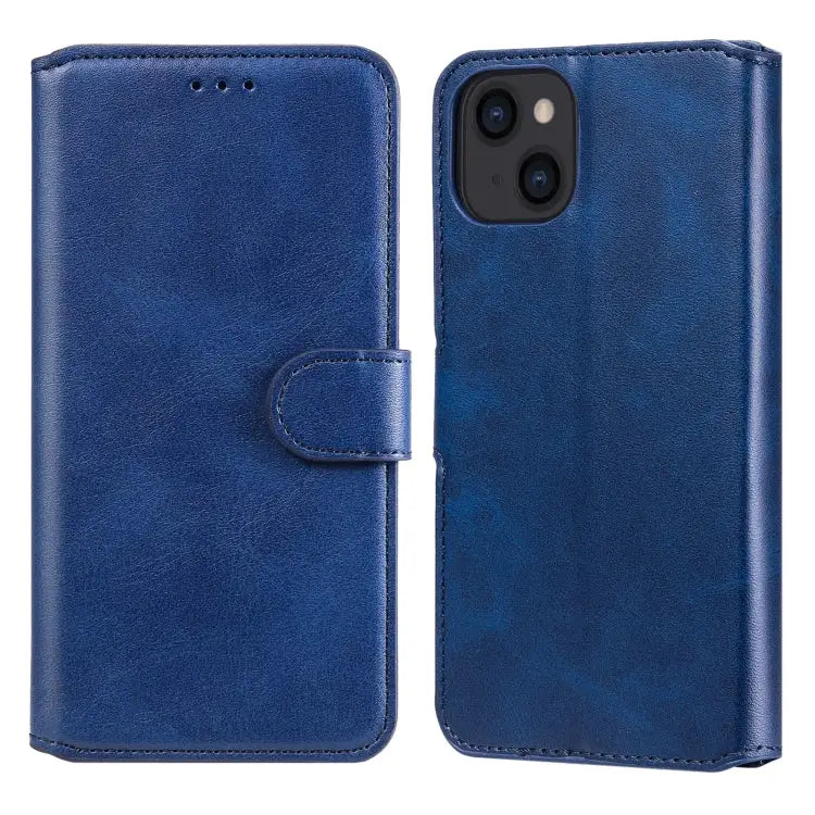 Classic Calf Texture PU + TPU Horizontal Flip Leather Case with Holder & Card Slots & Wallet For iPhone 13 mini