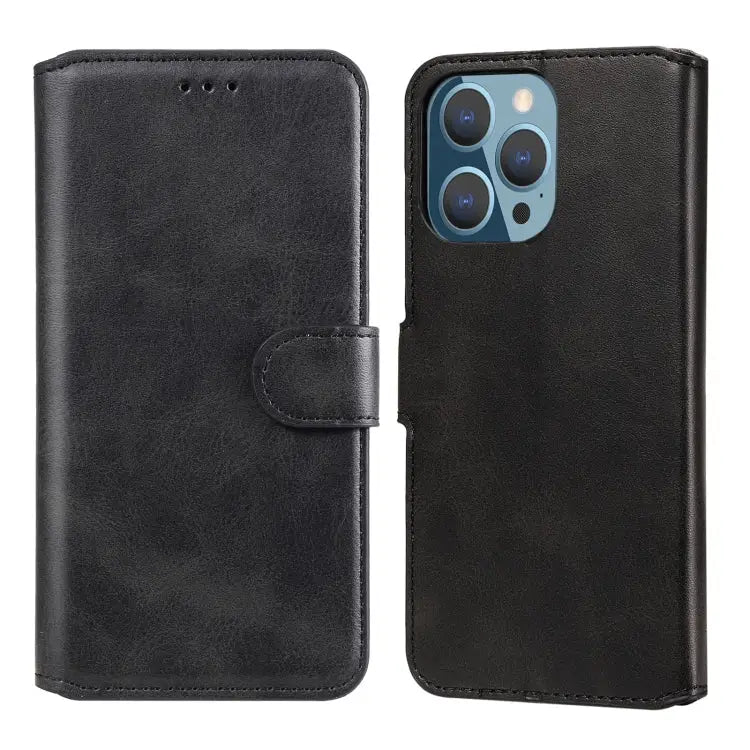 Classic Calf Texture PU + TPU Horizontal Flip Leather Case with Holder & Card Slots & Wallet For iPhone 13 mini