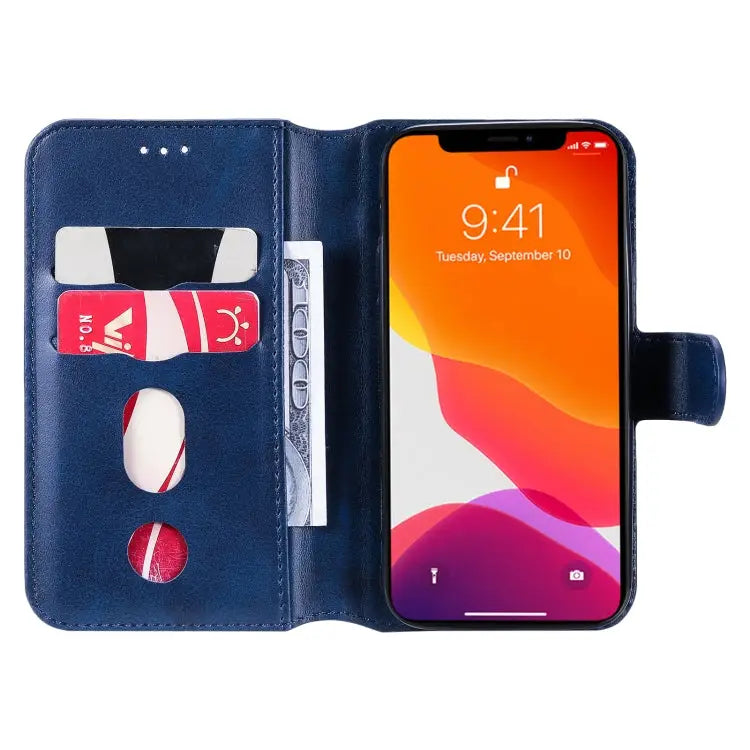 Classic Calf Texture PU + TPU Horizontal Flip Leather Case with Holder & Card Slots & Wallet For iPhone 13 mini