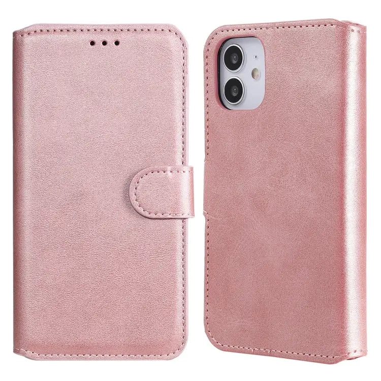 Classic Calf Texture PU + TPU Horizontal Flip Leather Case with Holder & Card Slots & Wallet For iPhone 12 mini