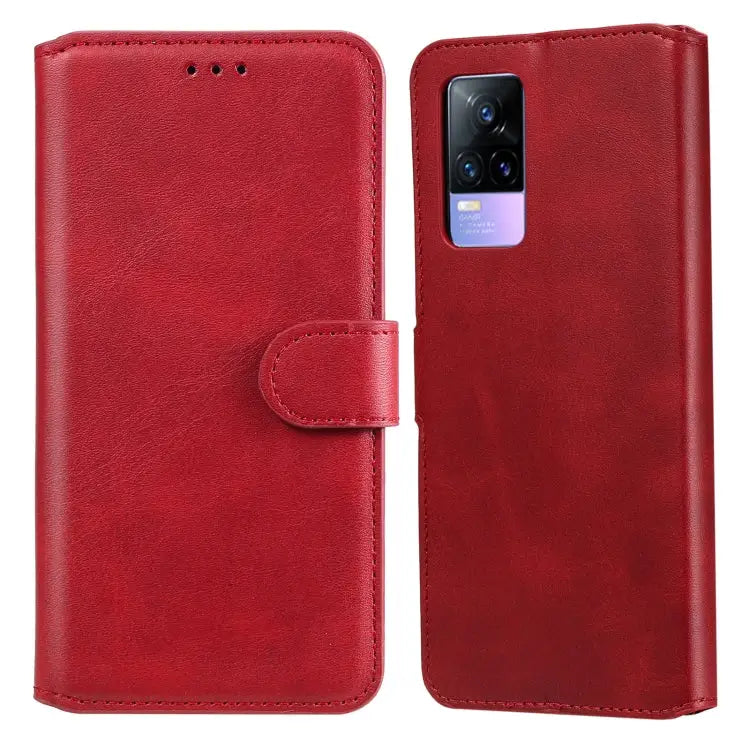 Classic Calf Texture PU + TPU Horizontal Flip Leather Case with Holder & Card Slots & Wallet For vivo V21 For vivo V21e