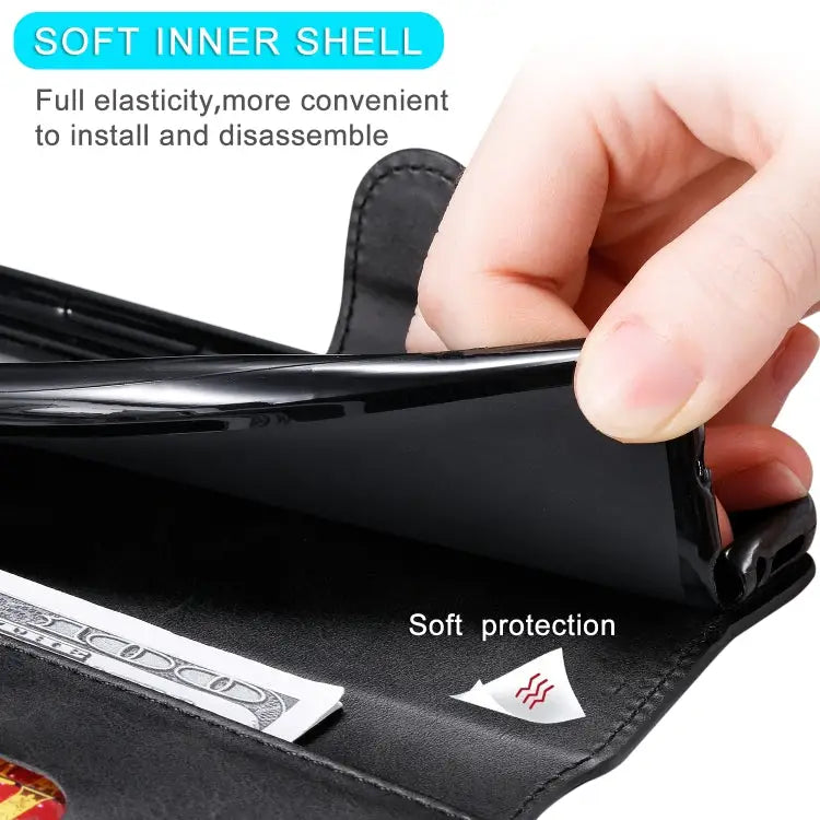 Classic Calf Texture PU + TPU Horizontal Flip Leather Case with Holder & Card Slots & Wallet For Xiaomi Redmi 9C
