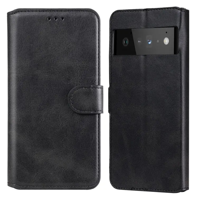 Classic Calf Texture PU + TPU Horizontal Flip Leather Case with Holder & Card Slots & Wallet For Google Pixel 6 Pro