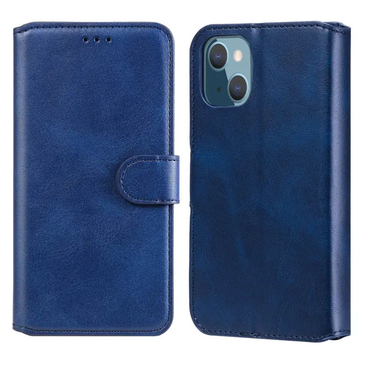 Classic Calf Texture PU + TPU Horizontal Flip Leather Case with Holder & Card Slots & Wallet For iPhone 13 mini