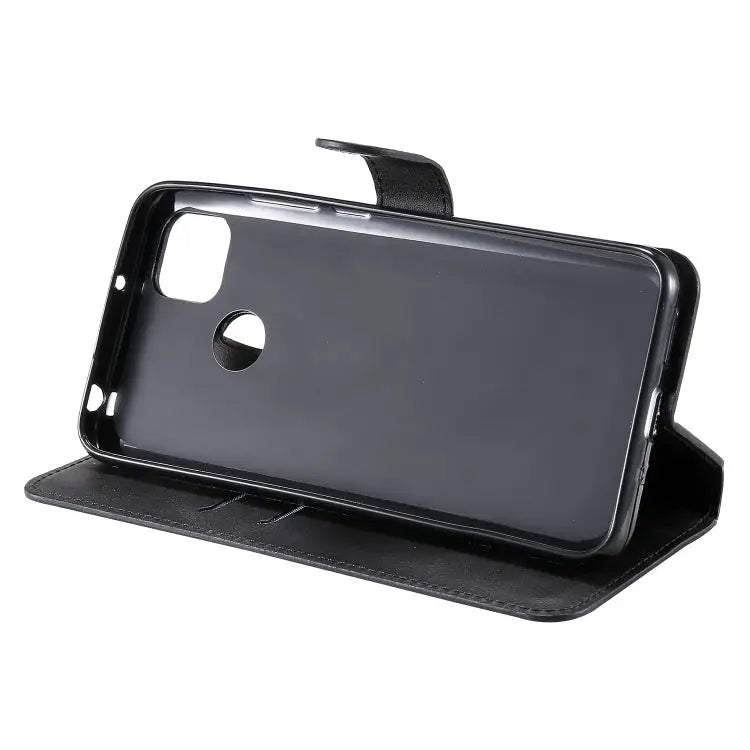 Classic Calf Texture PU + TPU Horizontal Flip Leather Case with Holder & Card Slots & Wallet For Xiaomi Redmi 9C