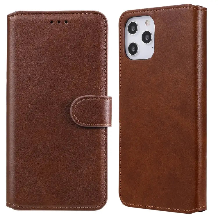 Classic Calf Texture PU + TPU Horizontal Flip Leather Case with Holder & Card Slots & Wallet For iPhone 12 mini