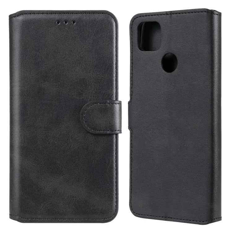 Classic Calf Texture PU + TPU Horizontal Flip Leather Case with Holder & Card Slots & Wallet For Xiaomi Redmi 9C