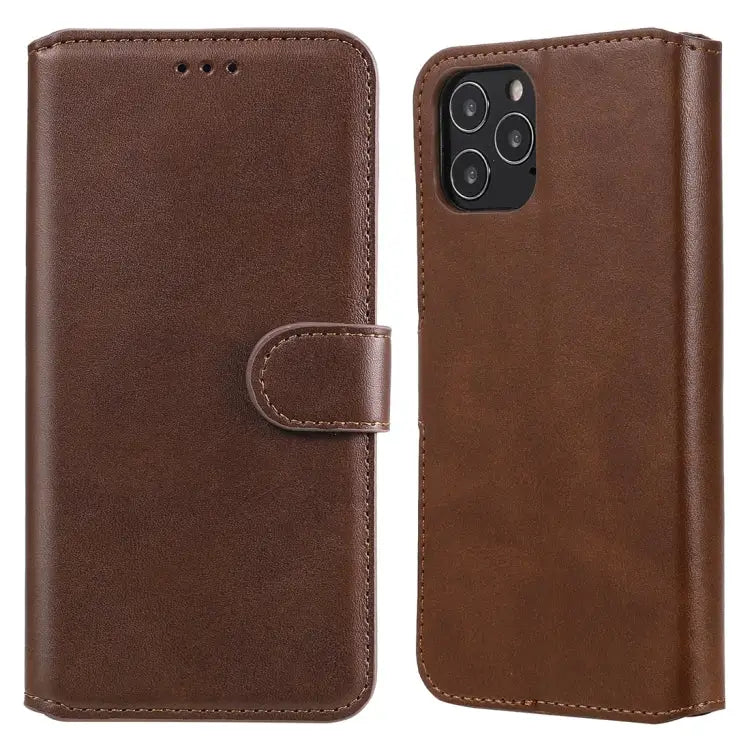 Classic Calf Texture PU + TPU Horizontal Flip Leather Case with Holder & Card Slots & Wallet For iPhone 12 mini