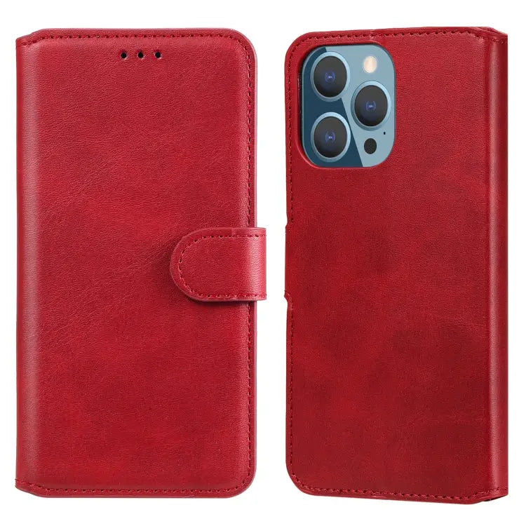 Classic Calf Texture PU + TPU Horizontal Flip Leather Case with Holder & Card Slots & Wallet For iPhone 13 mini
