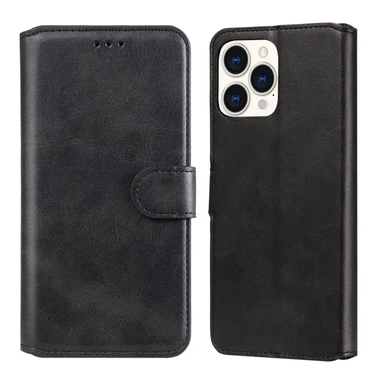 Classic Calf Texture PU + TPU Horizontal Flip Leather Case with Holder & Card Slots & Wallet For iPhone 13 mini