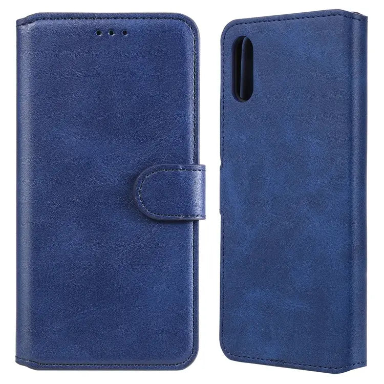 Classic Calf Texture PU + TPU Horizontal Flip Leather Case with Holder & Card Slots & Wallet For Xiaomi Redmi 9C