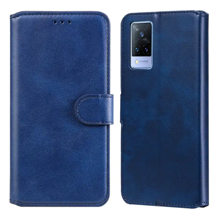 Classic Calf Texture PU + TPU Horizontal Flip Leather Case with Holder & Card Slots & Wallet For vivo V21 For vivo V21e