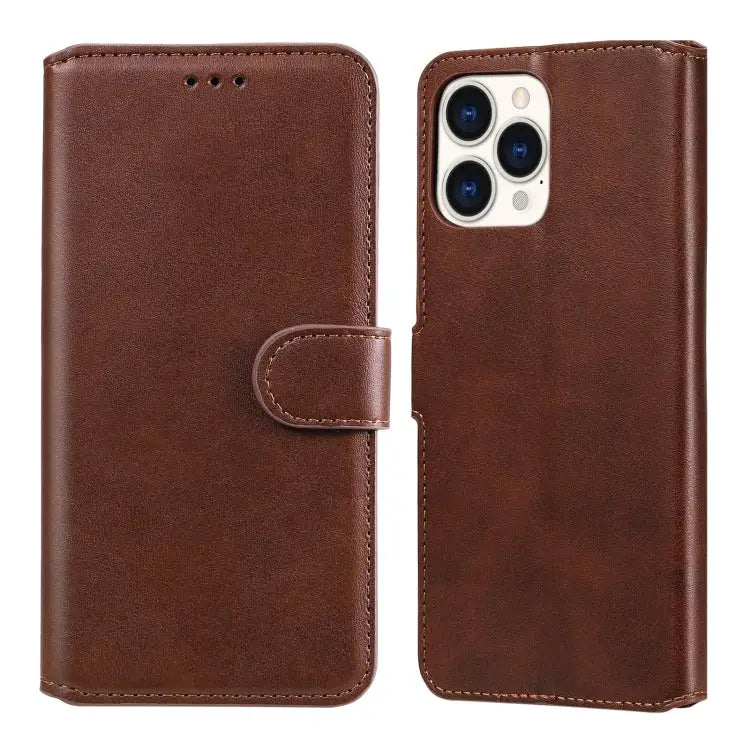 Classic Calf Texture PU + TPU Horizontal Flip Leather Case with Holder & Card Slots & Wallet For iPhone 13 mini