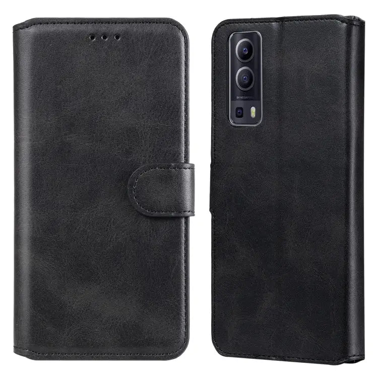 Classic Calf Texture PU + TPU Horizontal Flip Leather Case with Holder & Card Slots & Wallet For vivo V21 For vivo V21e