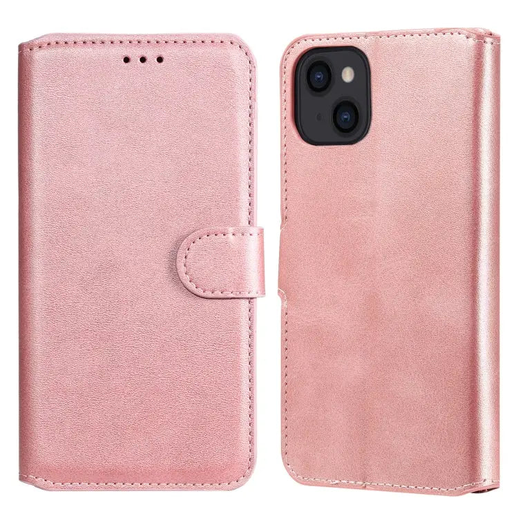 Classic Calf Texture PU + TPU Horizontal Flip Leather Case with Holder & Card Slots & Wallet For iPhone 13 mini