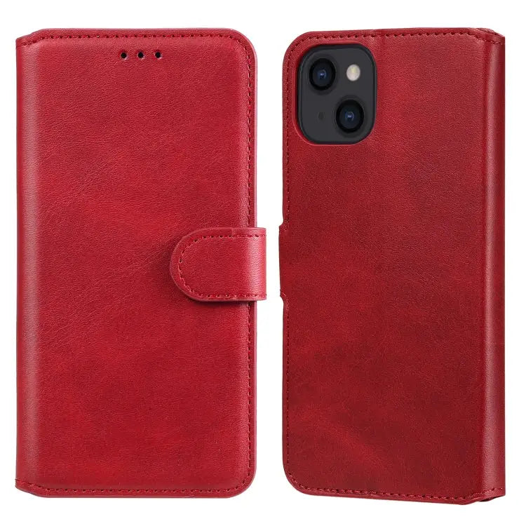 Classic Calf Texture PU + TPU Horizontal Flip Leather Case with Holder & Card Slots & Wallet For iPhone 13 mini