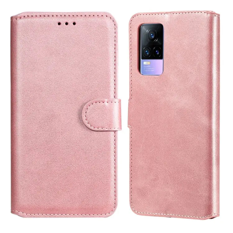 Classic Calf Texture PU + TPU Horizontal Flip Leather Case with Holder & Card Slots & Wallet For vivo V21 For vivo V21e