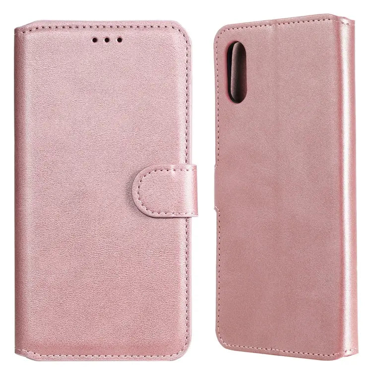 Classic Calf Texture PU + TPU Horizontal Flip Leather Case with Holder & Card Slots & Wallet For Xiaomi Redmi 9C