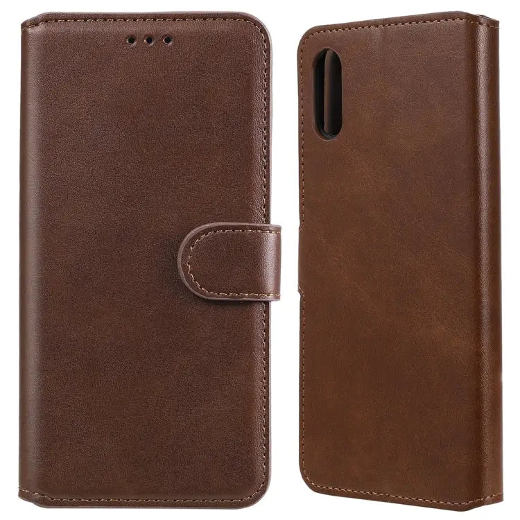 Classic Calf Texture PU + TPU Horizontal Flip Leather Case with Holder & Card Slots & Wallet For Xiaomi Redmi 9C