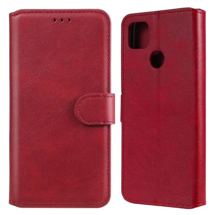 Classic Calf Texture PU + TPU Horizontal Flip Leather Case with Holder & Card Slots & Wallet For Xiaomi Redmi 9C