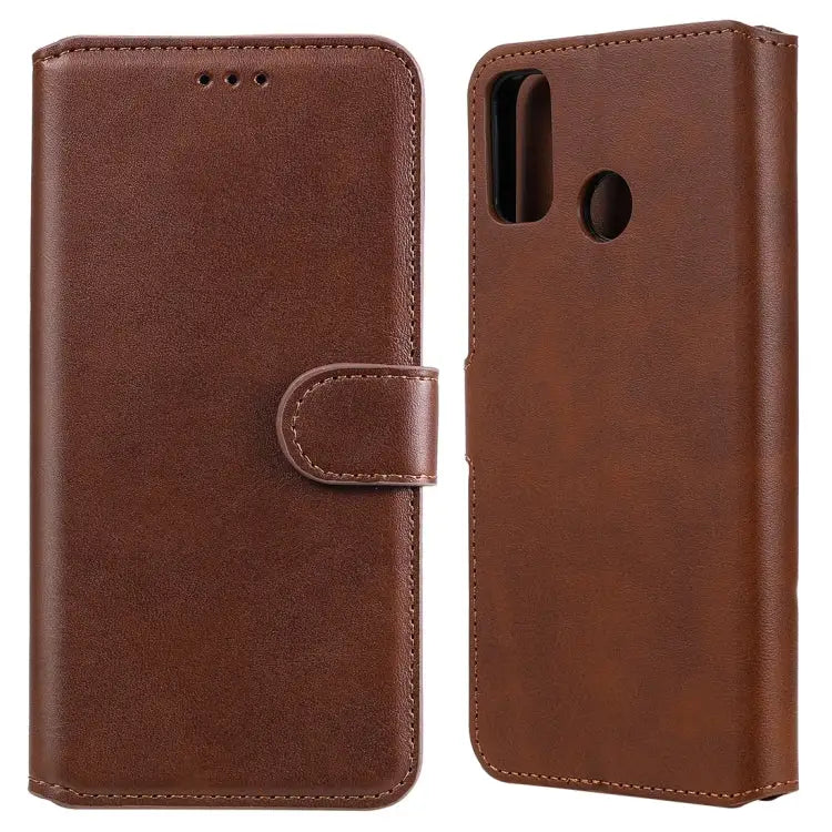 Classic Calf Texture PU + TPU Horizontal Flip Leather Case with Holder & Card Slots & Wallet For Xiaomi Redmi 9C