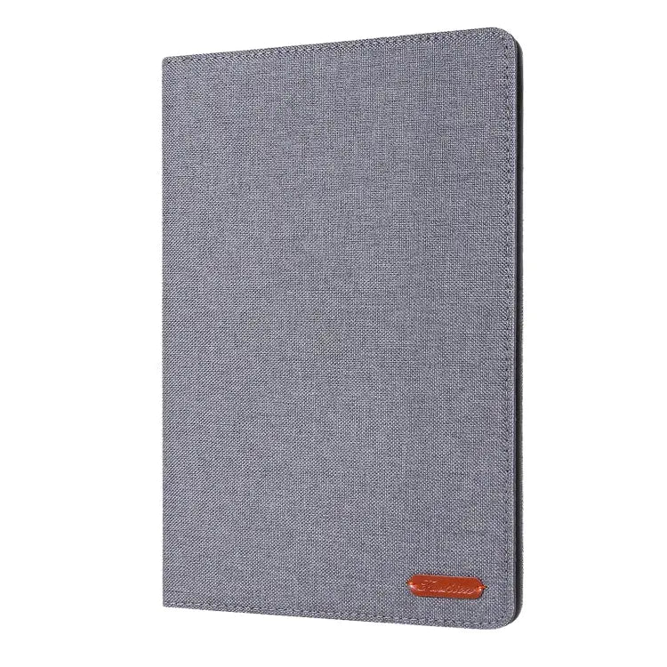 Cloth Style TPU Flat Protective Shell For iPad 10.2 - For iPad 10.2 / Gray - Apple Accessories