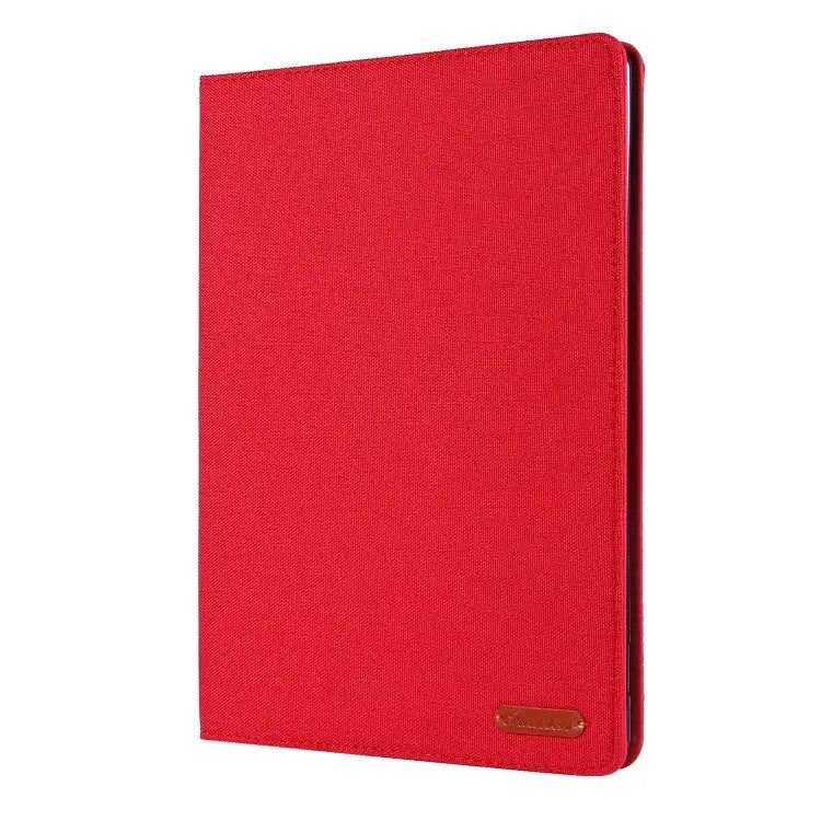 Cloth Style TPU Flat Protective Shell For iPad 10.2 - For iPad 10.2 / Red - Apple Accessories