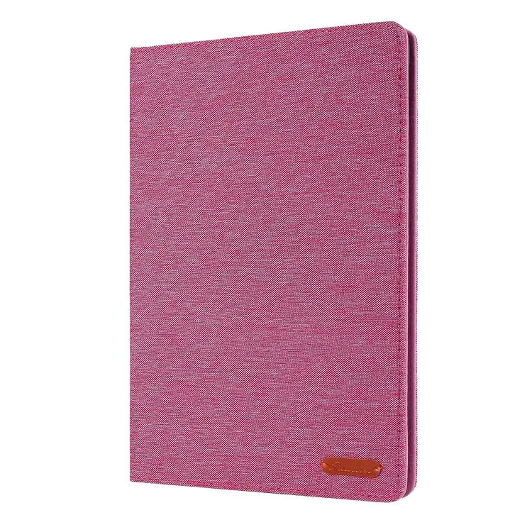 Cloth Style TPU Flat Protective Shell For iPad 10.2 - For iPad 10.2 / Rose Red - Apple Accessories