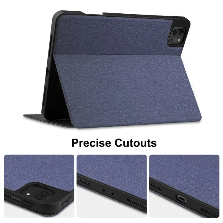 Cloth Texture TPU Horizontal Flip Leather Case with Pen Slot & Holder For iPad Pro 11 inch 2021 / 2020 / 2018 - Apple