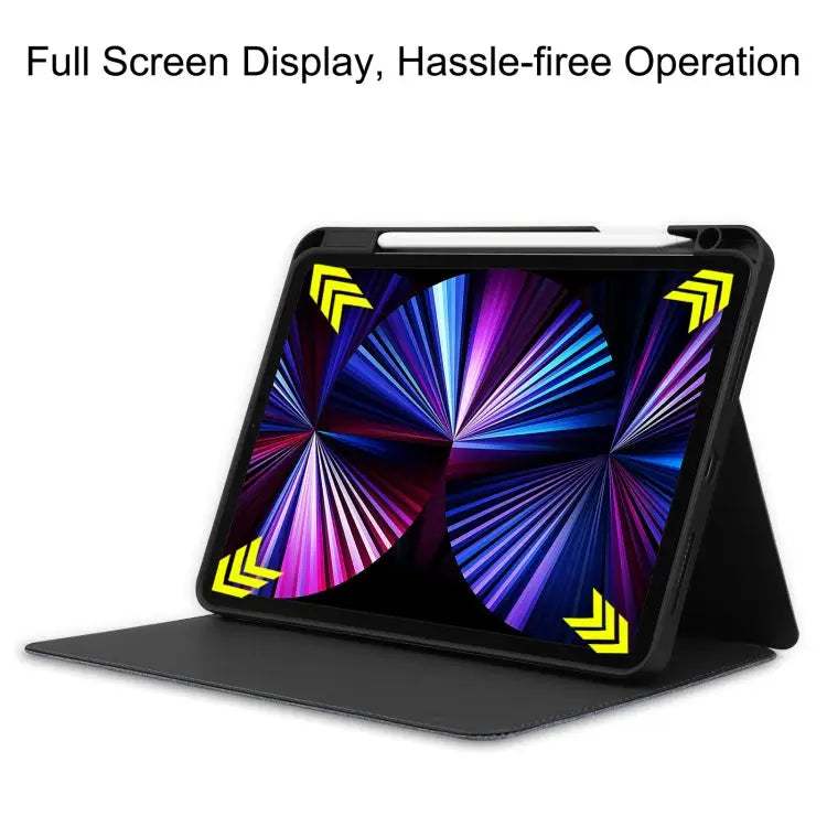Cloth Texture TPU Horizontal Flip Leather Case with Pen Slot & Holder For iPad Pro 11 inch 2021 / 2020 / 2018 - Apple