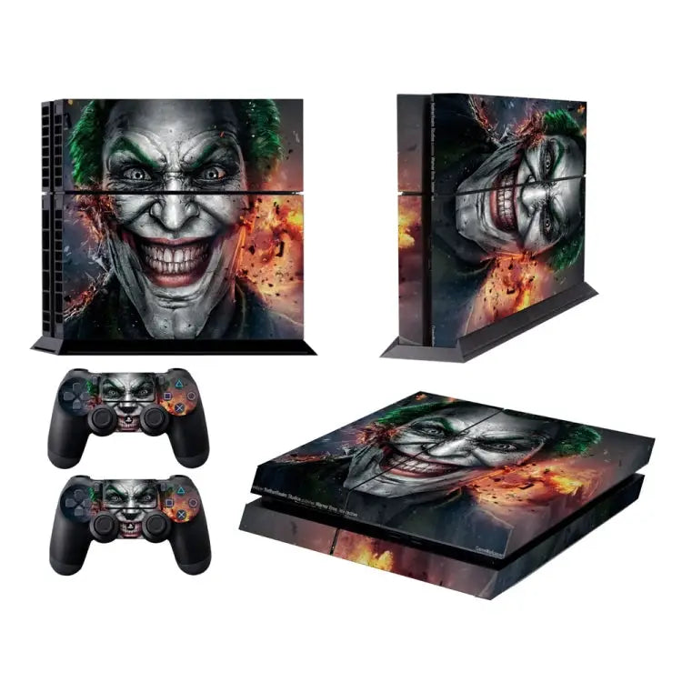 Clown Bucky Pattern Fashion Color Protective Film Sticker for Sony PS4 Clown Bucky Pattern - Clown Bucky Pattern