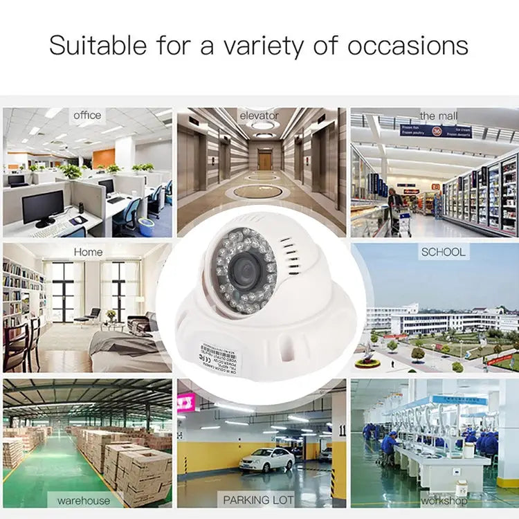 CMOS 420TVL 3.6mm Lens ABS Material Color Infrared Camera with 36 LED IR Distance: 20m 36 LED - 36 LED