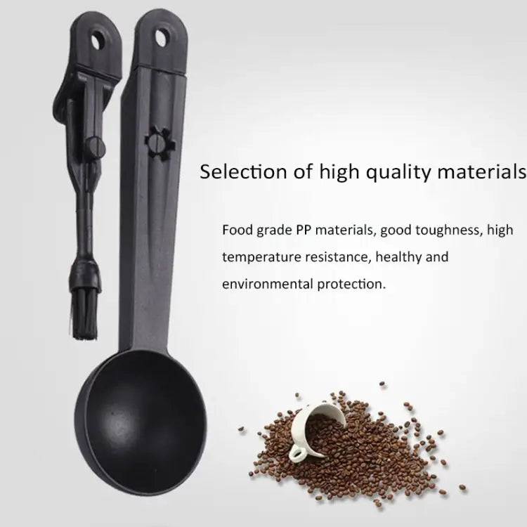 Coffee Machine Cleaning Brush Tool with Measure Scoop Spoon Coffee Machine Cleaning Tool - Coffee Machine Cleaning Tool