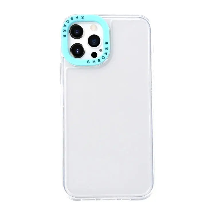 Color Contrast Lens Frame Transparent TPU Phone Case For iPhone 12 For iPhone 12 Pro Max - For iPhone 12 Pro Max