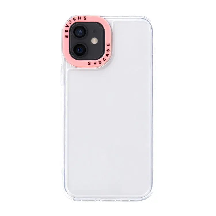 Color Contrast Lens Frame Transparent TPU Phone Case For iPhone 12 For iPhone 12 Pro Max - For iPhone 12 / Transparent