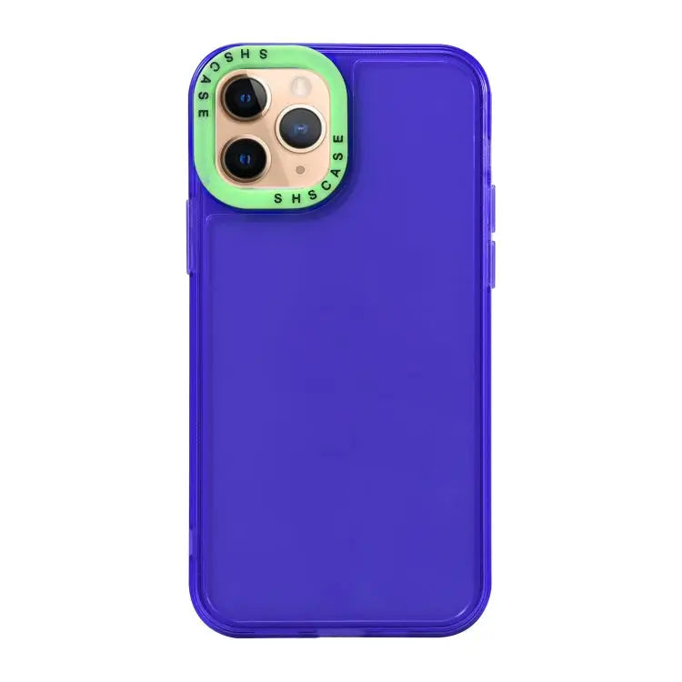 Color Contrast Lens Frame Transparent TPU Phone Case For iPhone 12 Pro For iPhone 11 Pro Max - For iPhone 11 Pro Max