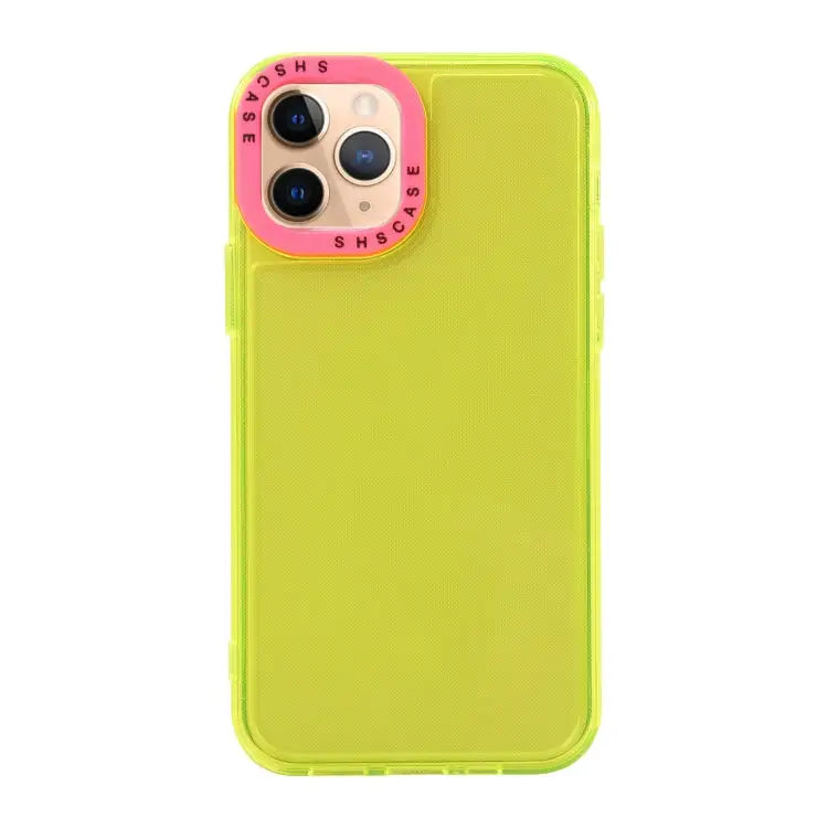 Color Contrast Lens Frame Transparent TPU Phone Case For iPhone 12 Pro For iPhone 11 Pro Max - For iPhone 11 Pro Max