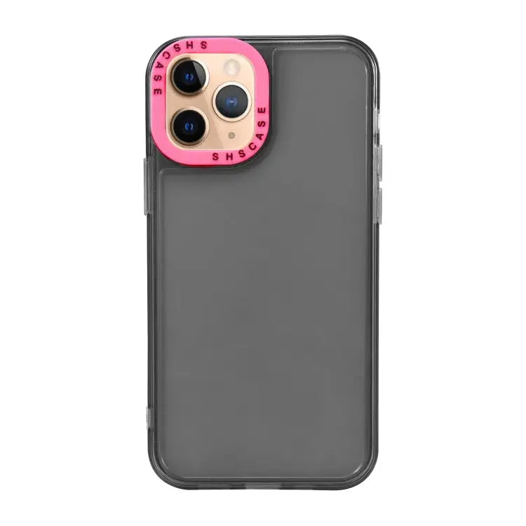 Color Contrast Lens Frame Transparent TPU Phone Case For iPhone 12 Pro For iPhone 11 Pro Max - For iPhone 11 Pro Max