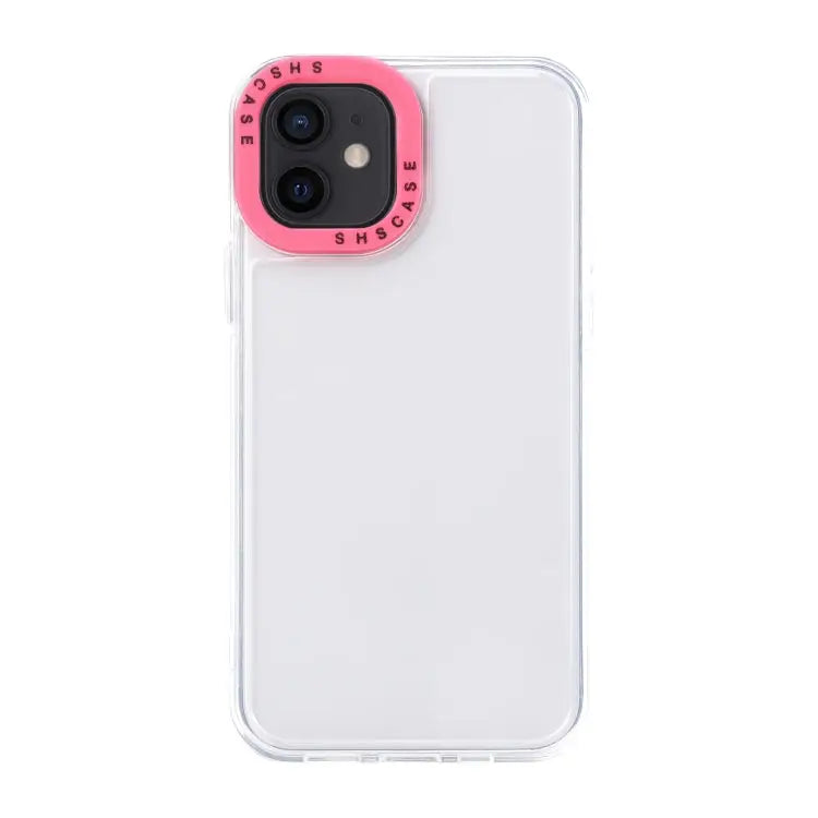 Color Contrast Lens Frame Transparent TPU Phone Case For iPhone 12 For iPhone 12 Pro Max - For iPhone 12 / Transparent