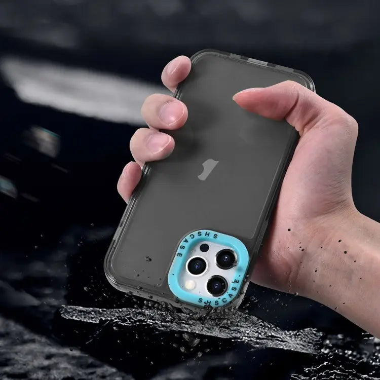 Color Contrast Lens Frame Transparent TPU Phone Case For iPhone 12 Pro For iPhone 11 Pro Max