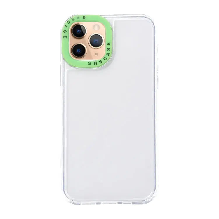 Color Contrast Lens Frame Transparent TPU Phone Case For iPhone 12 Pro For iPhone 11 Pro Max - For iPhone 11 Pro Max