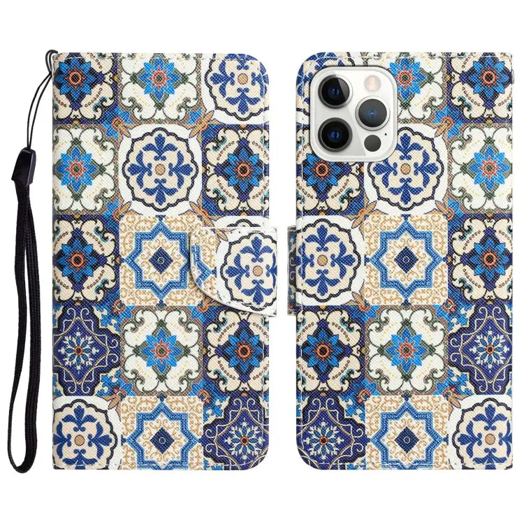 Colored Drawing Leather Phone Case For iPhone 11 Pro Max - For iPhone 11 Pro Max / Vintage Totem - Apple Accessories