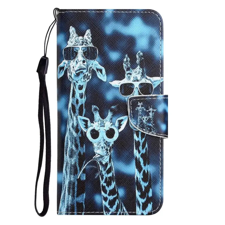 Colored Drawing Leather Phone Case For iPhone 15 Pro Max For iPhone 15 Pro - Apple Accessories