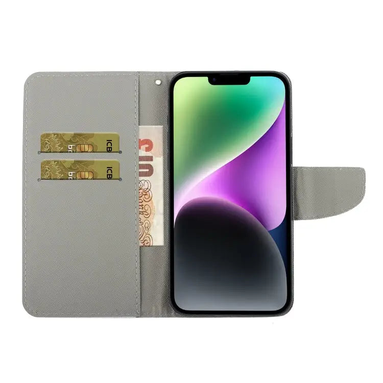 Colored Drawing Leather Phone Case For iPhone XS Max - Apple Accessories